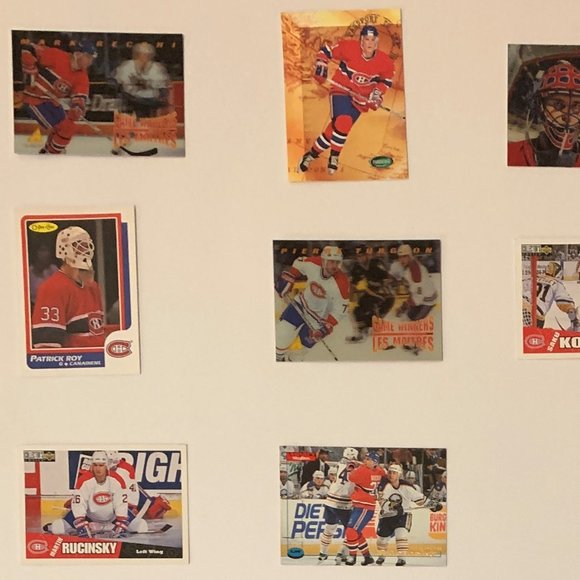 Montreal Canadiens Vintage NHL Hockey Cards - Lot of 16 - Roy, Koivu, Turgeon + - Picture 6 of 9
